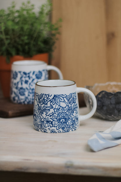 Azul Blue Patterned Mug