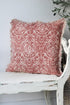 Rose Damask Fringed Cushion 006