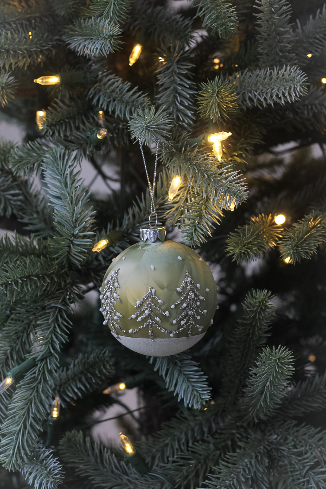 Green Christmas Tree Bauble