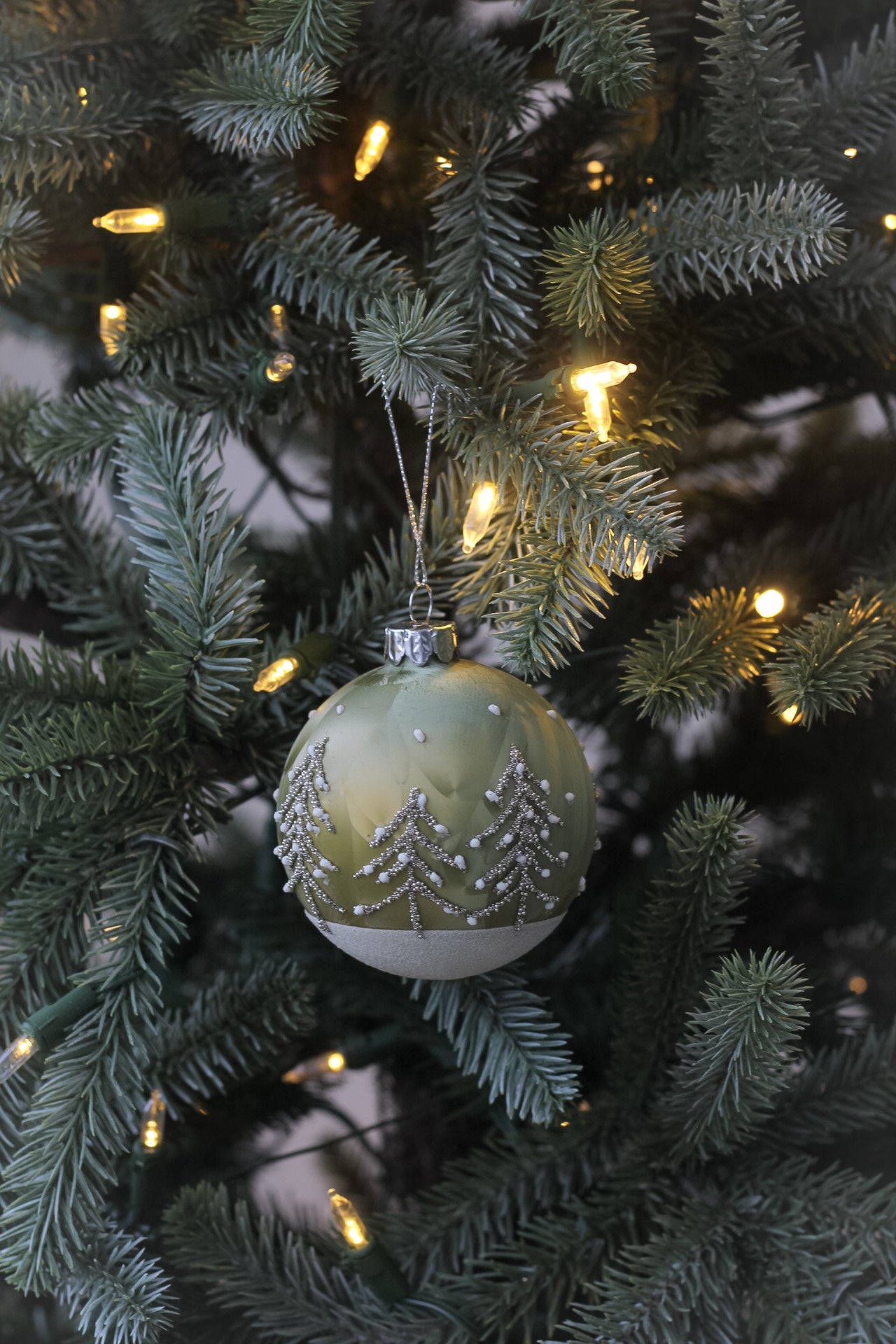 Green Christmas Tree Bauble