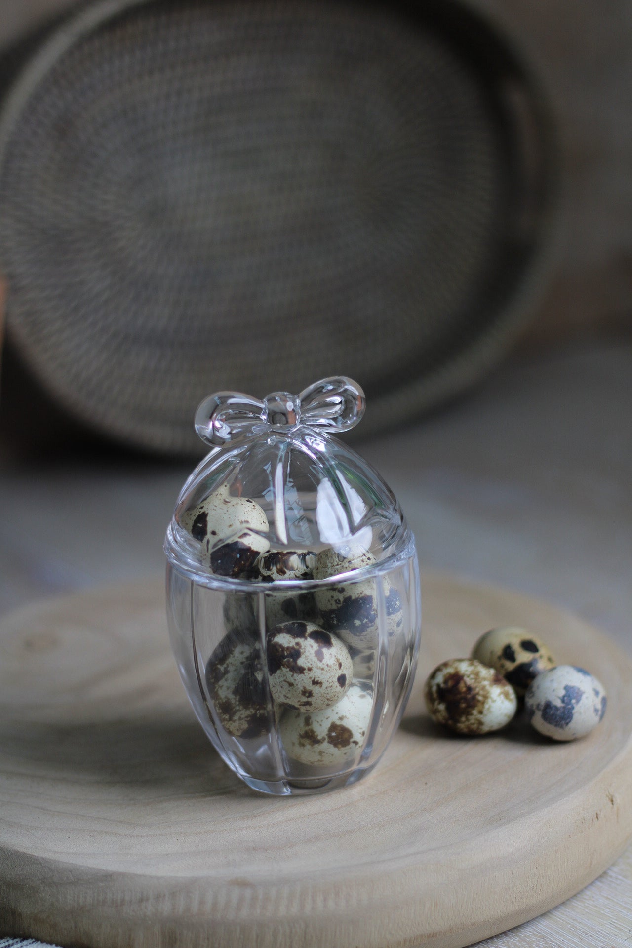 Little Bow Glass Jar