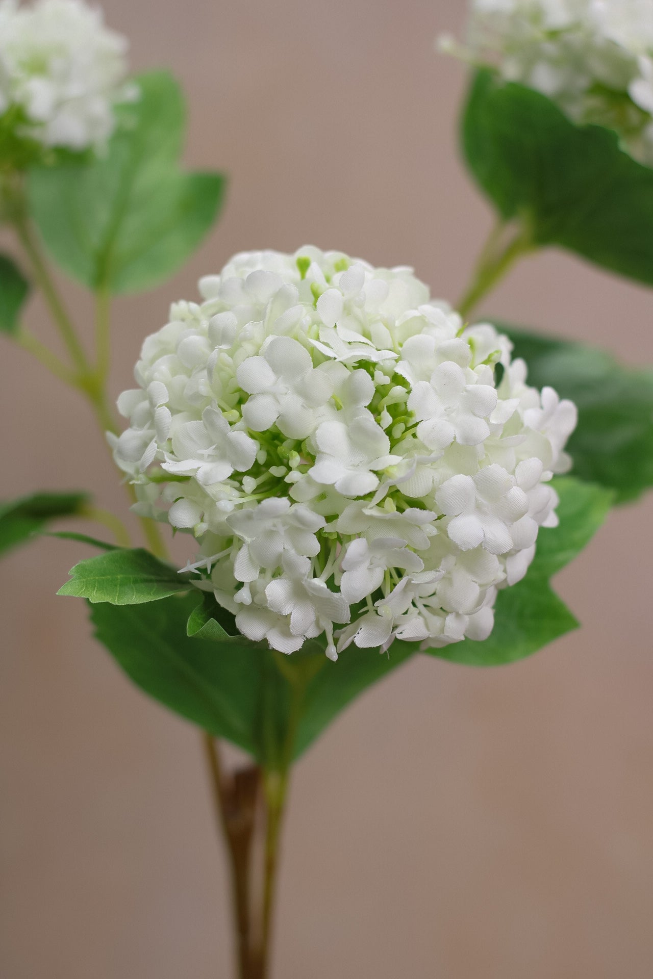 Faux Soft Cream Snowball Stem