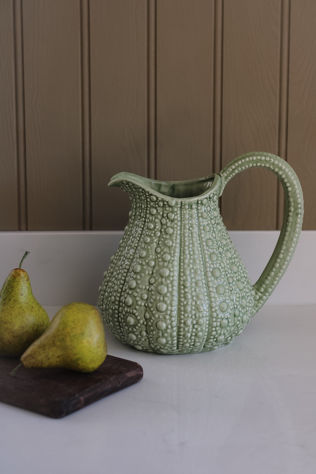 Sage Porcelain Urchin Jug 004