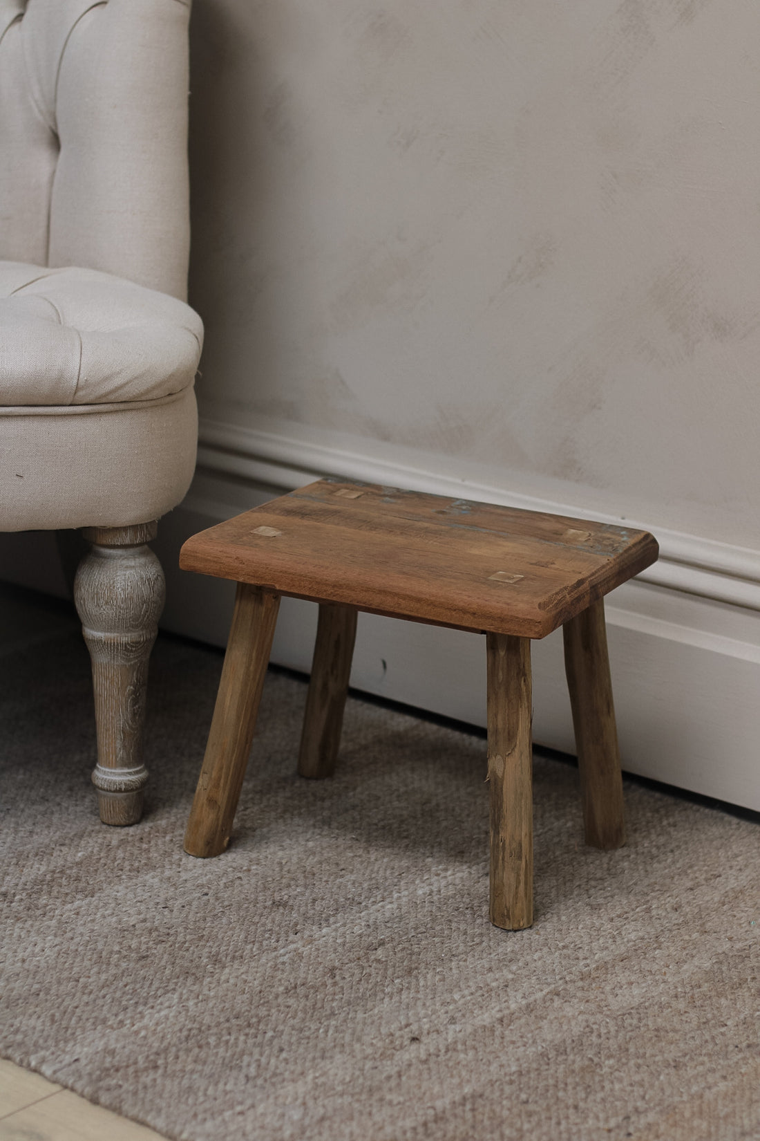 Reclaimed Wooden Stool