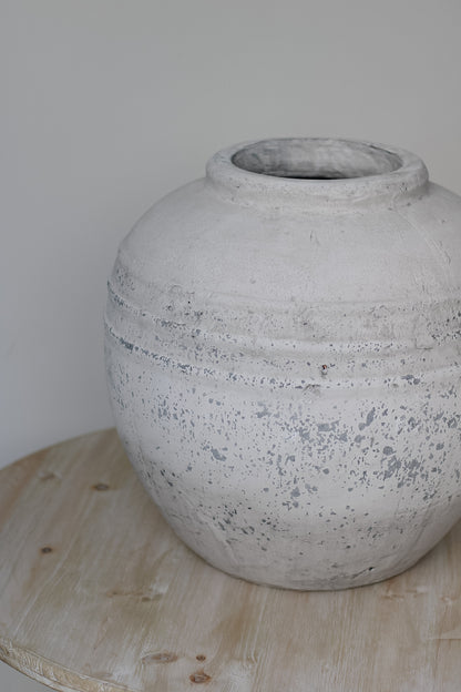 Belmont Distressed Stone Vase