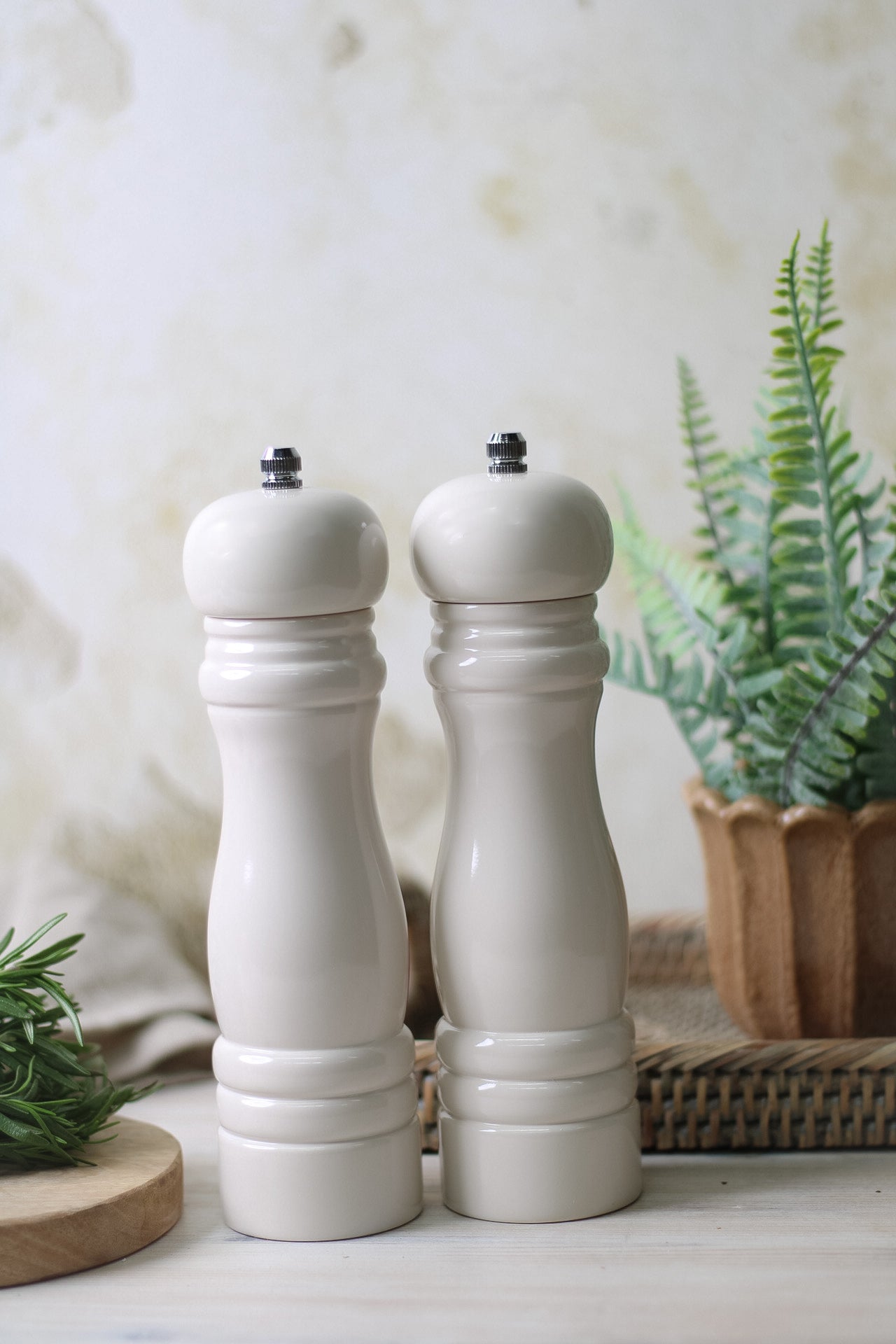 Cream salt and pepper deals mills