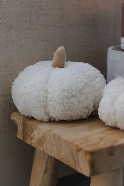 large fabric pumpkins