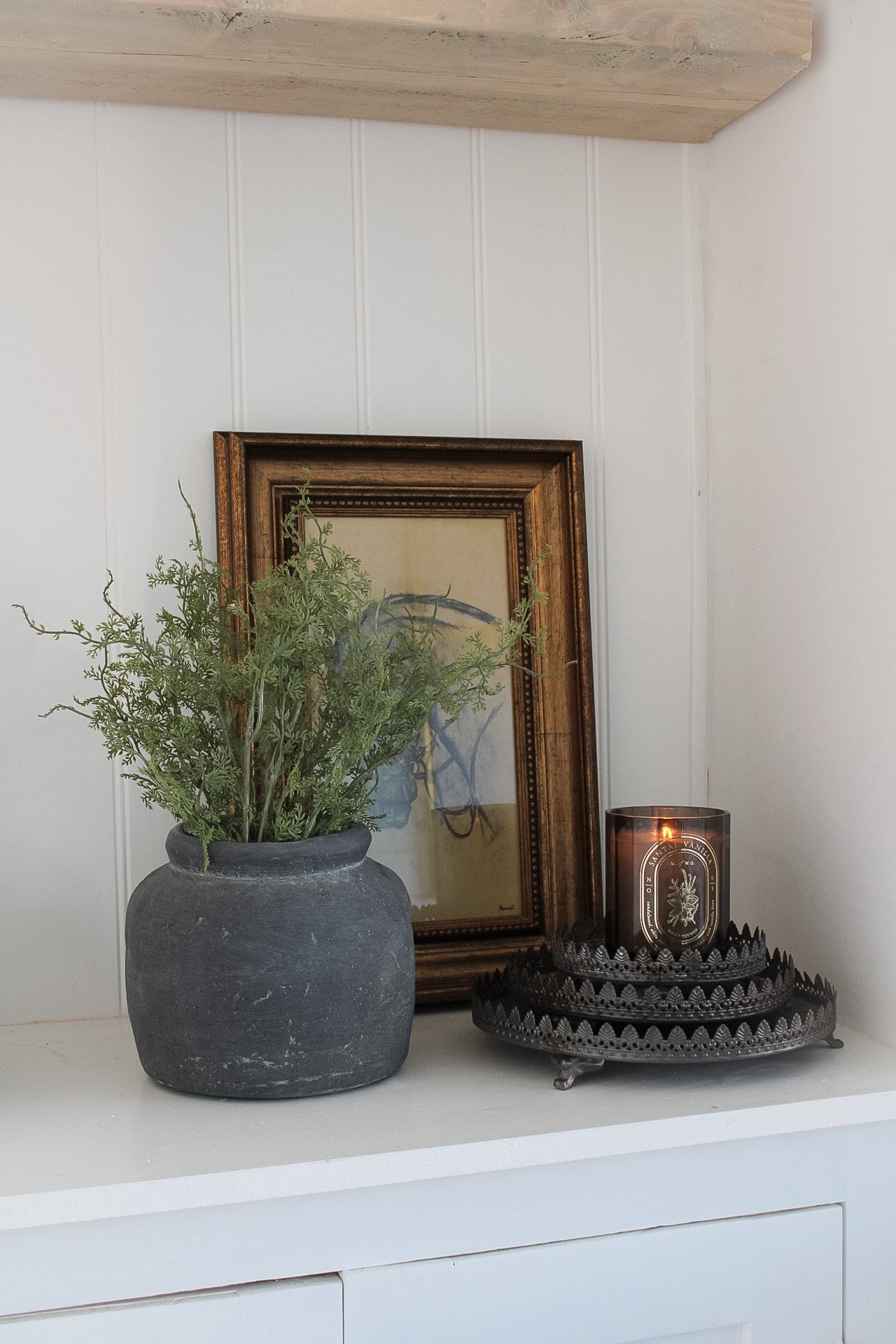 Faux Wispy Asparagus Fern Bunch