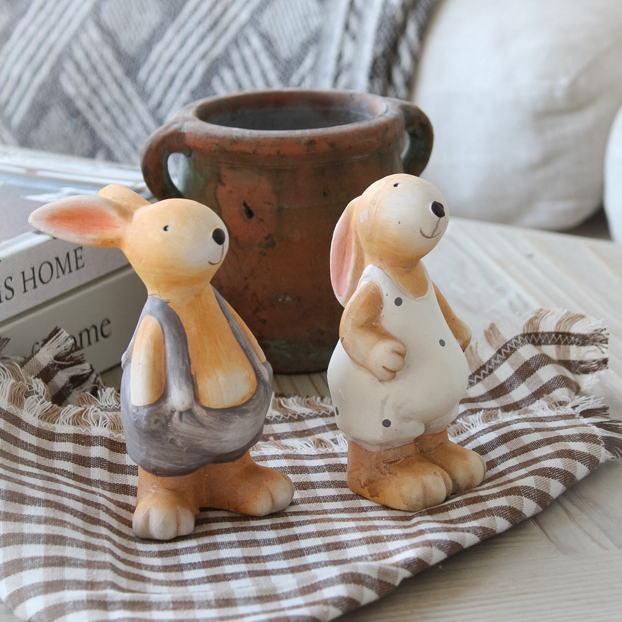 Rustic Bunnies | Set of 2