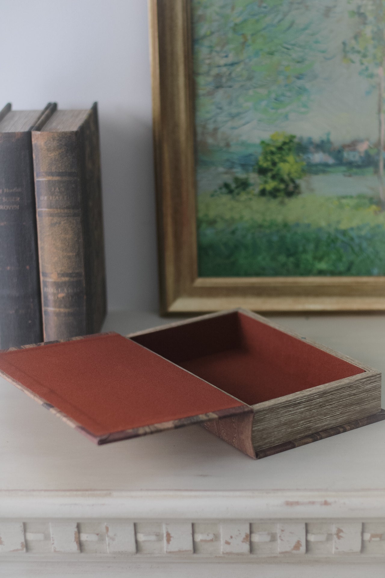 Marbled Book Boxes | Set of 3