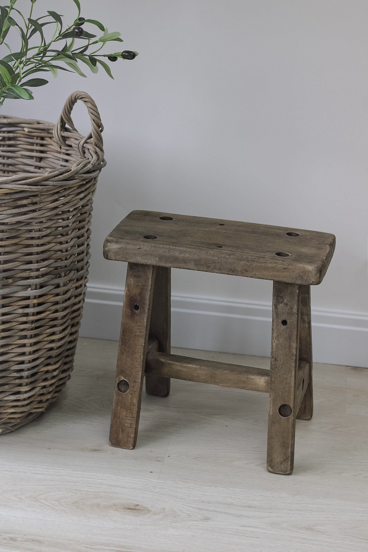 Rustic Wooden Stool