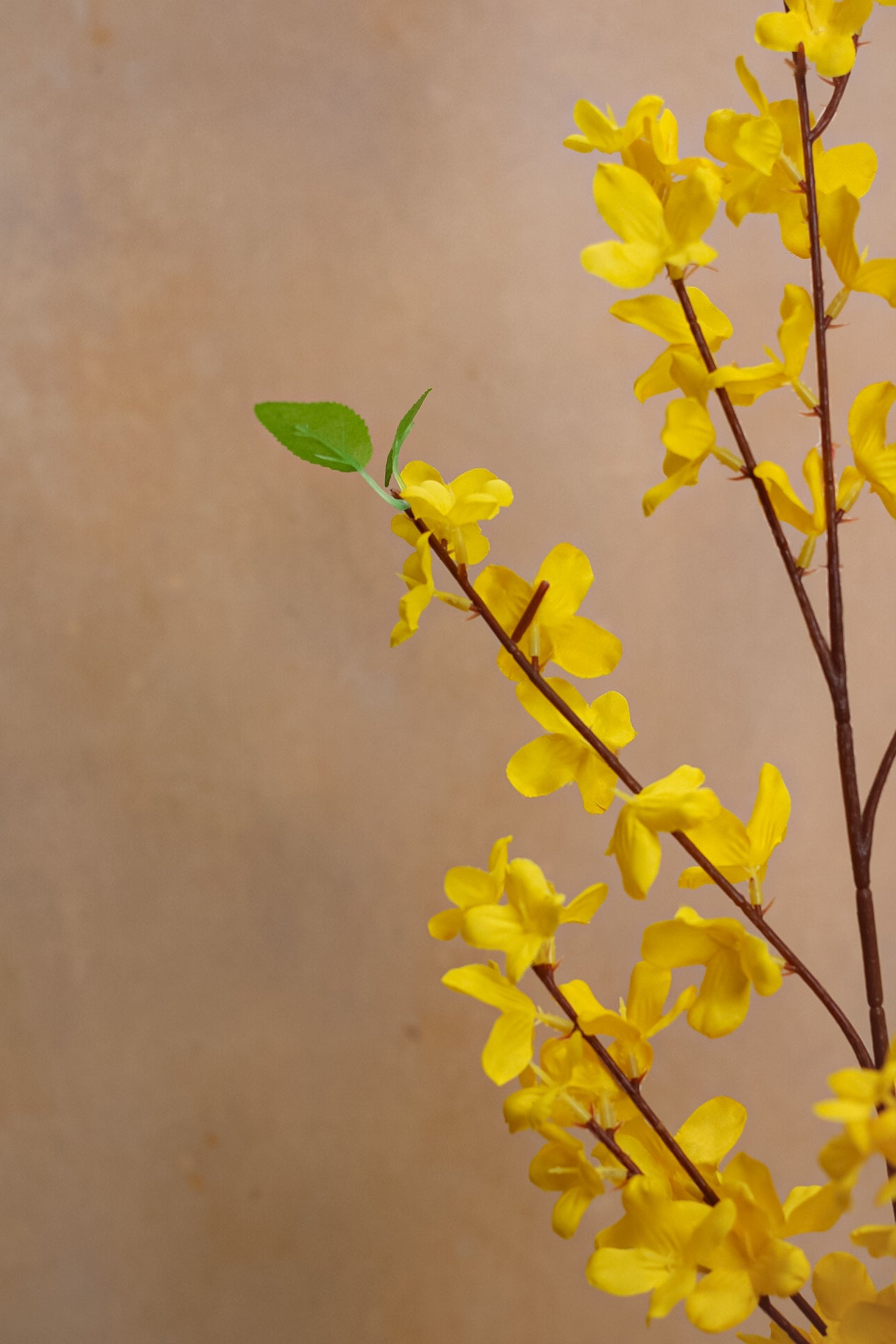 Faux Long Stemmed Yellow Forsythia