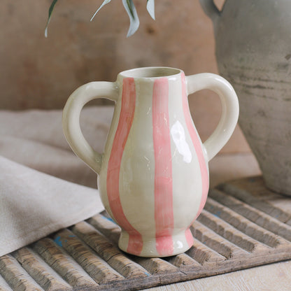 Rose Striped Vase