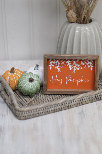 Wooden Cosy Autumn Plaque