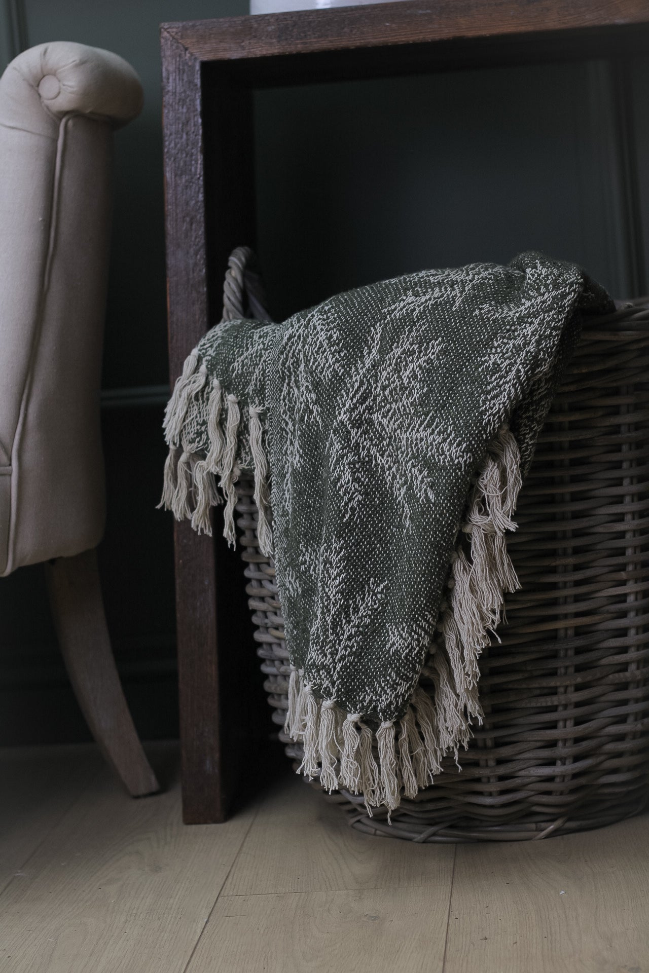 Botanical Patterned Throw