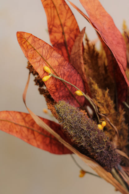 Faux Burnt Sienna Foliage Bunch