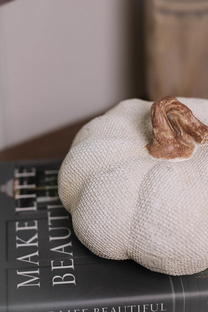 Rustic Squat Pumpkin