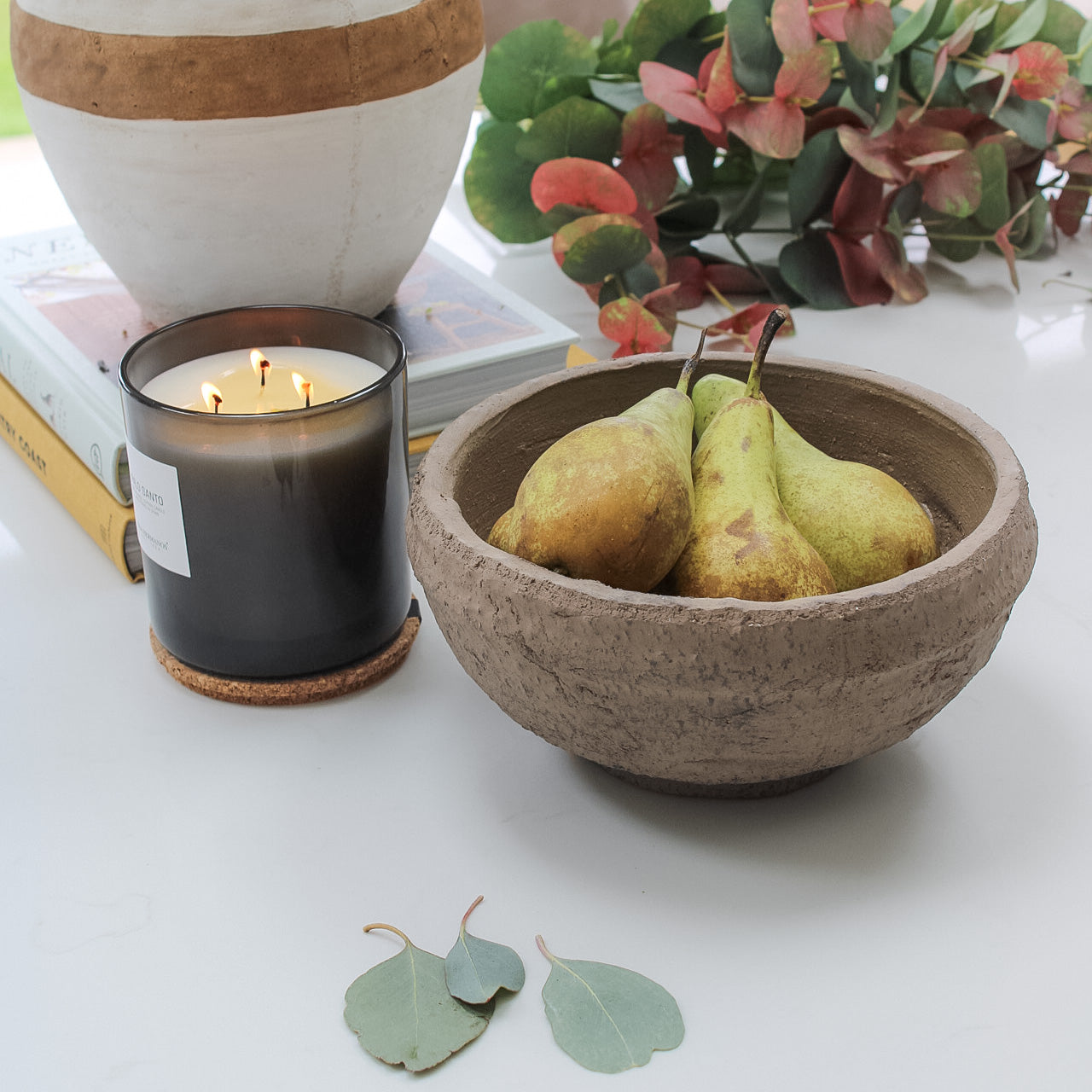 Tawny Flecked Rustic Bowl