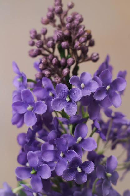 Faux Purple Lilac Stem