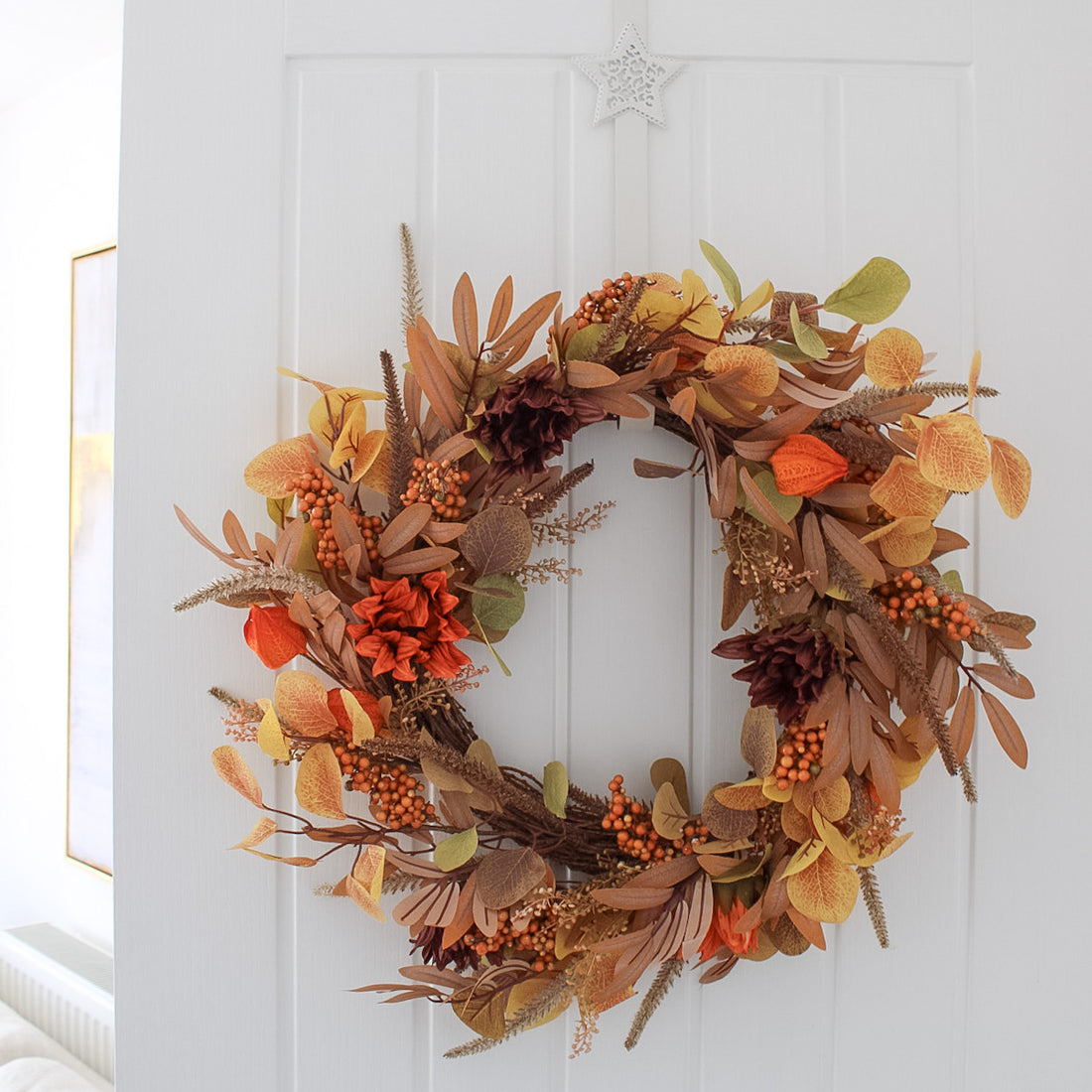 Luxury Large Autumn Foliage Wreath