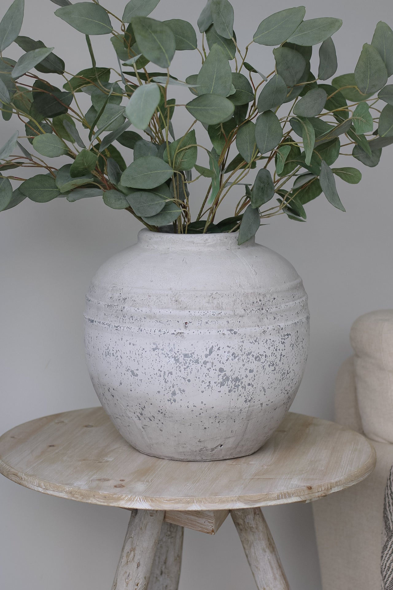 Belmont Distressed Stone Vase