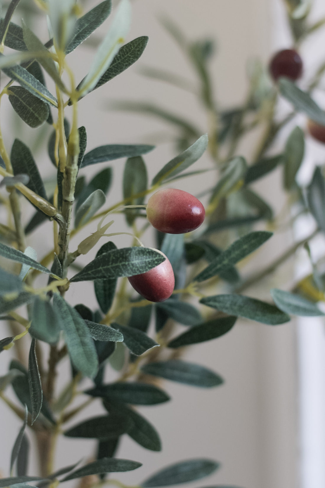 Faux Natural Olive Tree in Aged Pot