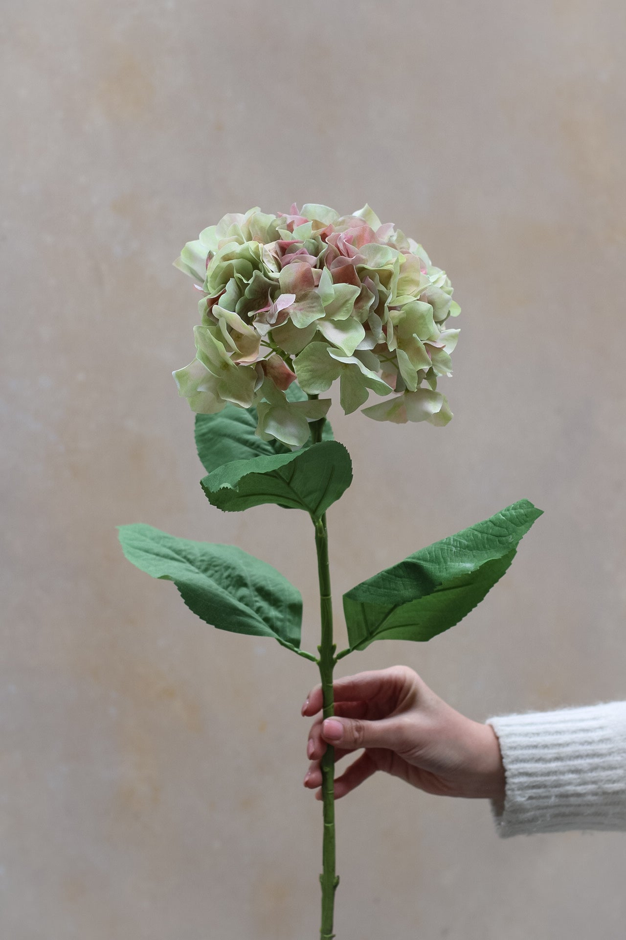 Faux French Hydrangea Stem