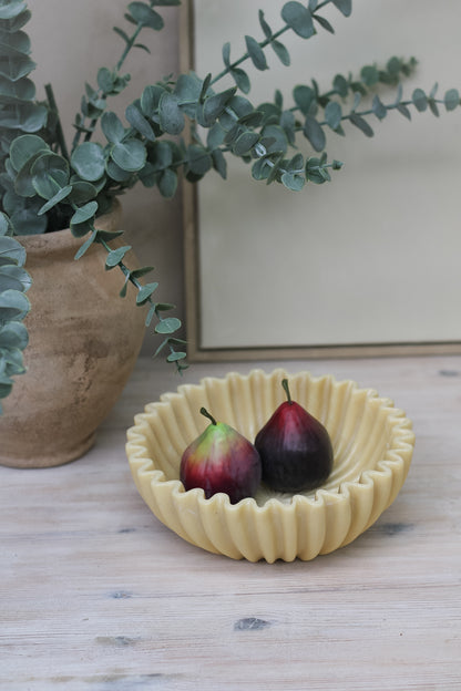 Latte Ruffle Bowl