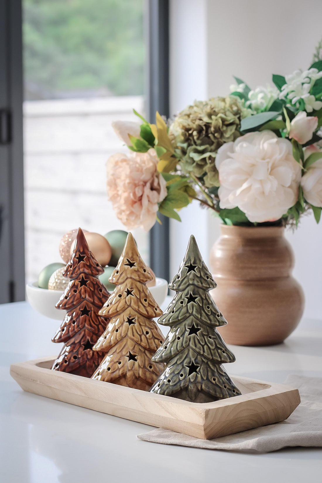 Earthy Ceramic LED Christmas Tree