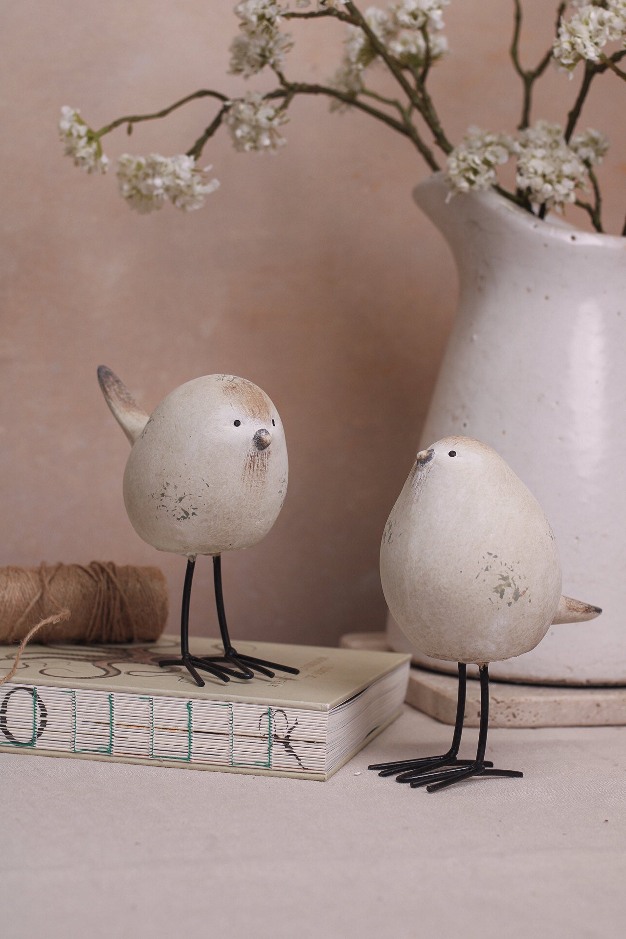 Plump Stone Birds | Set of 2