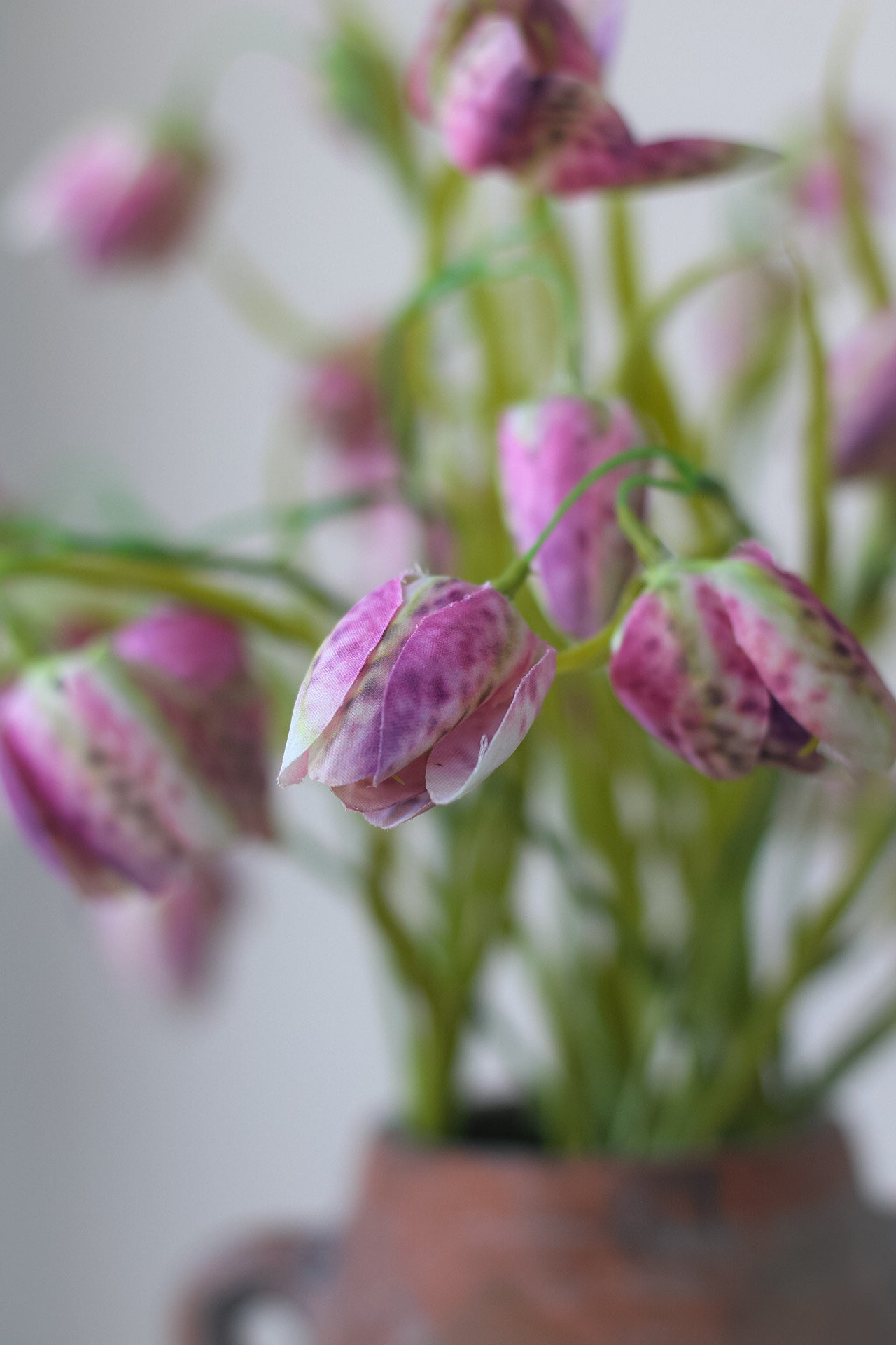 Faux Purple Fritillaria Stem