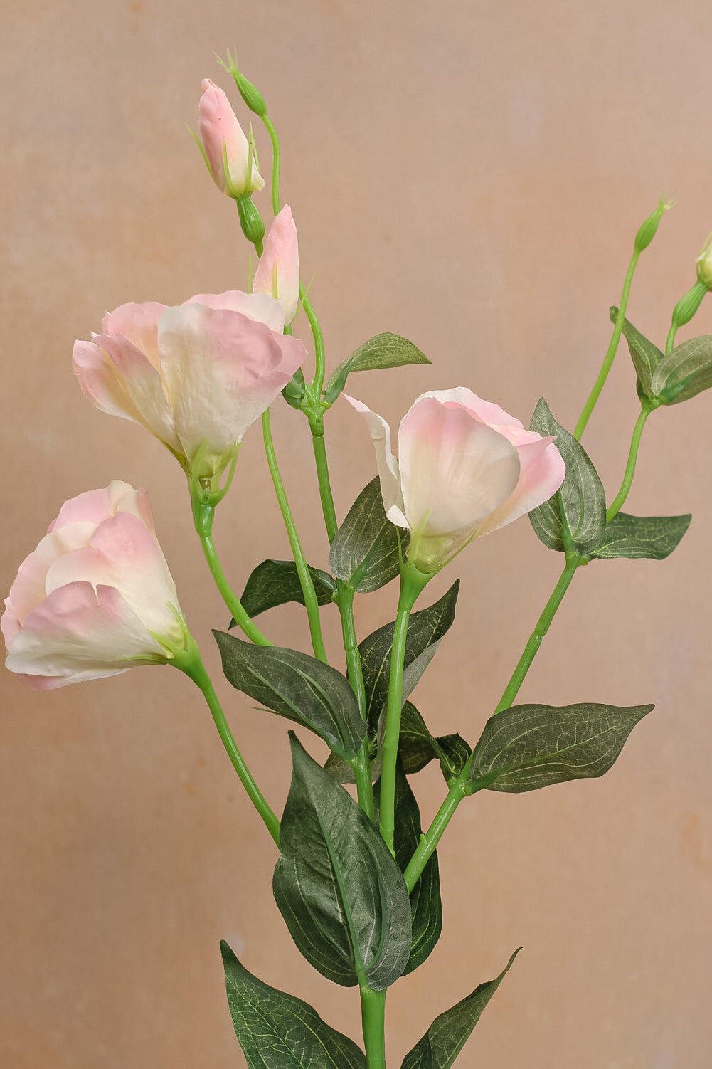 Faux Pale Pink Lisianthus Spray