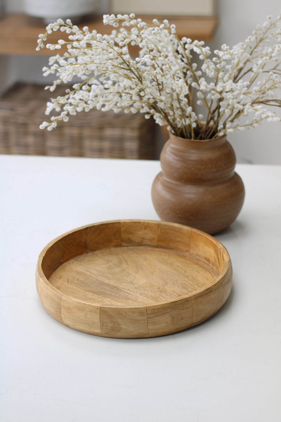 Decorative Natural Wooden Bowl