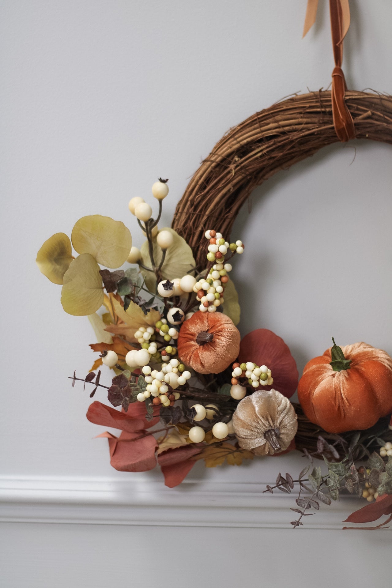 Autumn Pumpkin Wreath