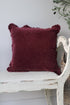 Mulberry Washed Cotton Velvet Cushion 005