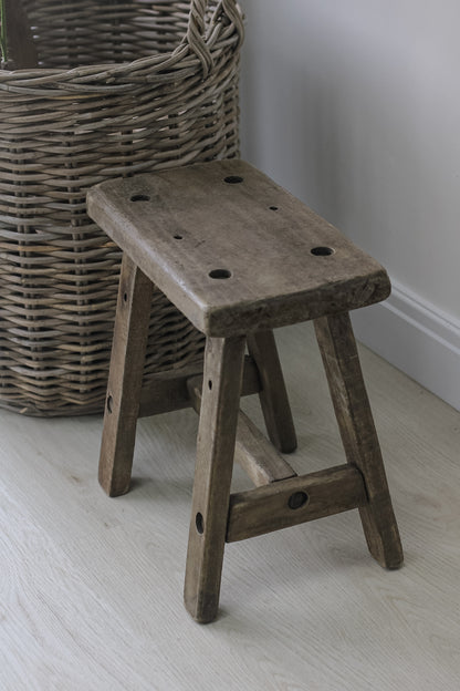 Rustic Wooden Stool