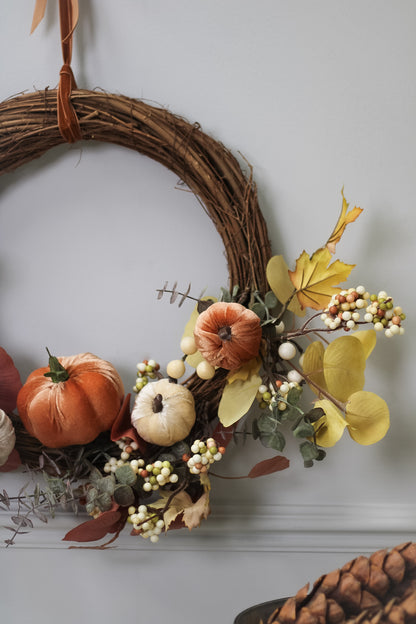 Autumn Pumpkin Wreath