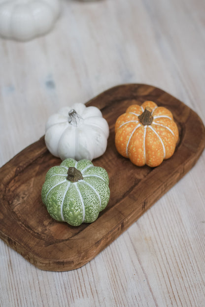 Rustic Pumpkins | Set of 3