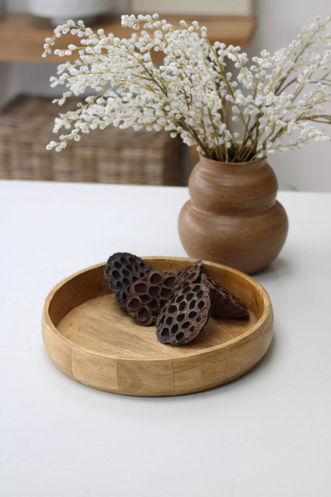 Decorative Natural Wooden Bowl