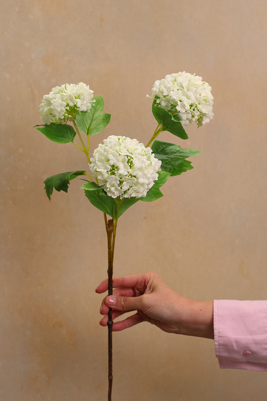 Faux Soft Cream Snowball Stem