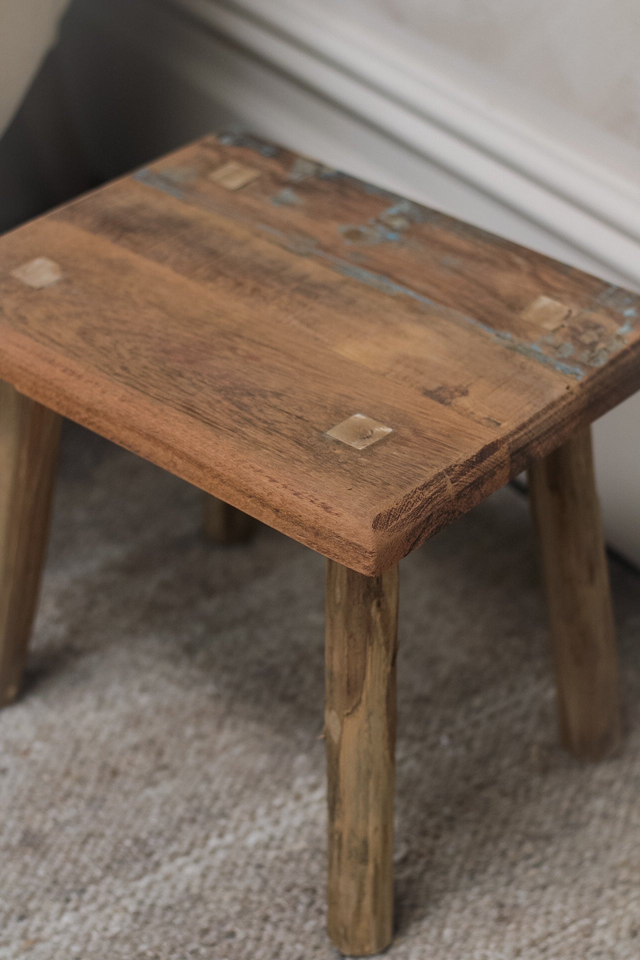 Reclaimed Wooden Stool