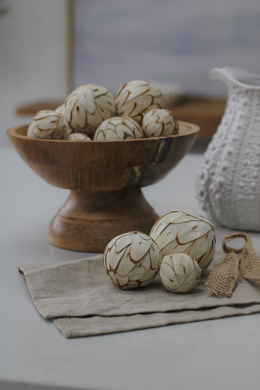 Dried Fleur Decorative Spheres