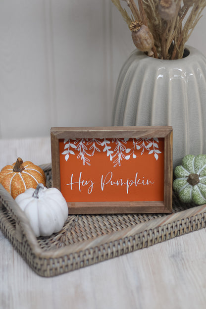 Wooden Cosy Autumn Plaque