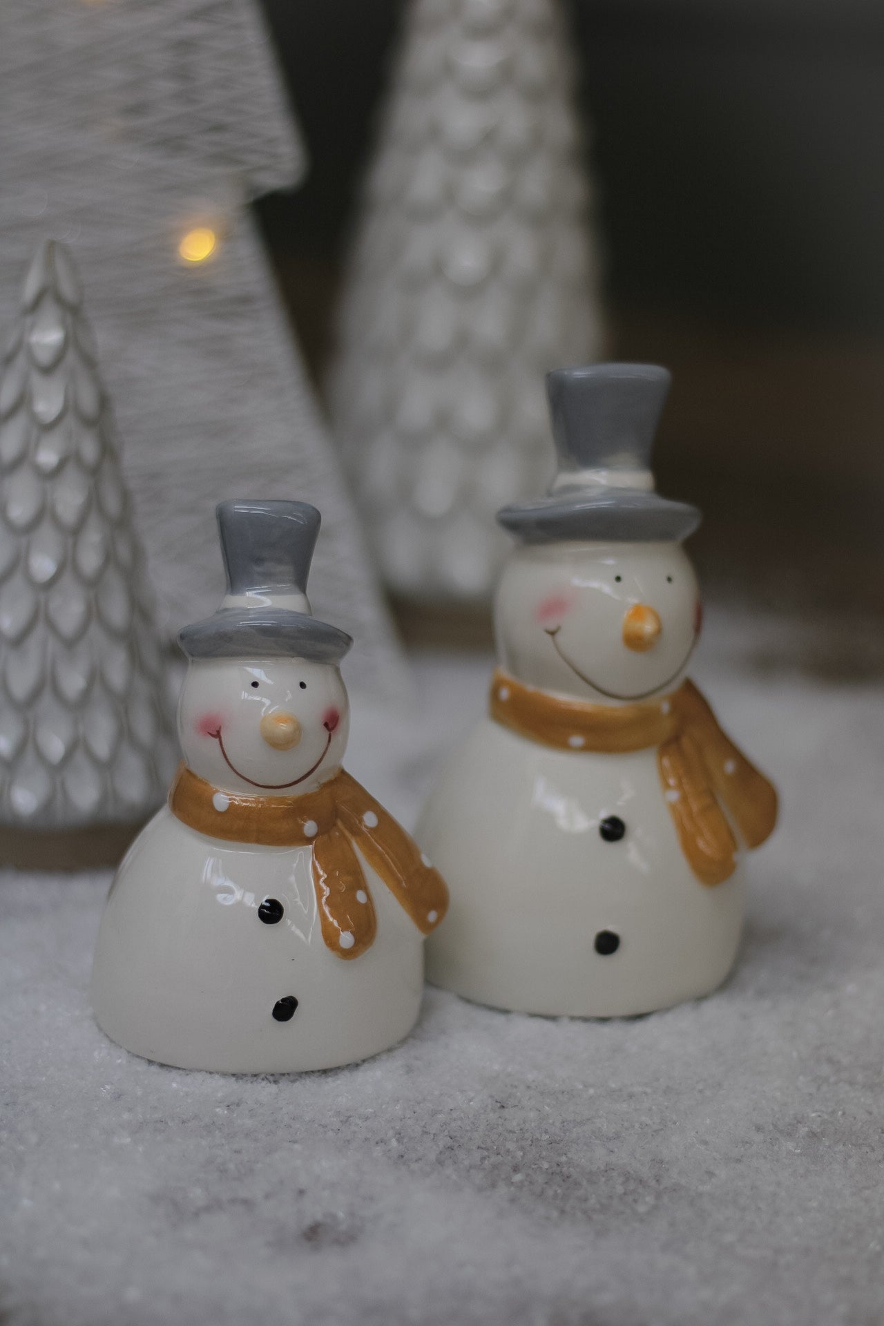 Ceramic Snowmen