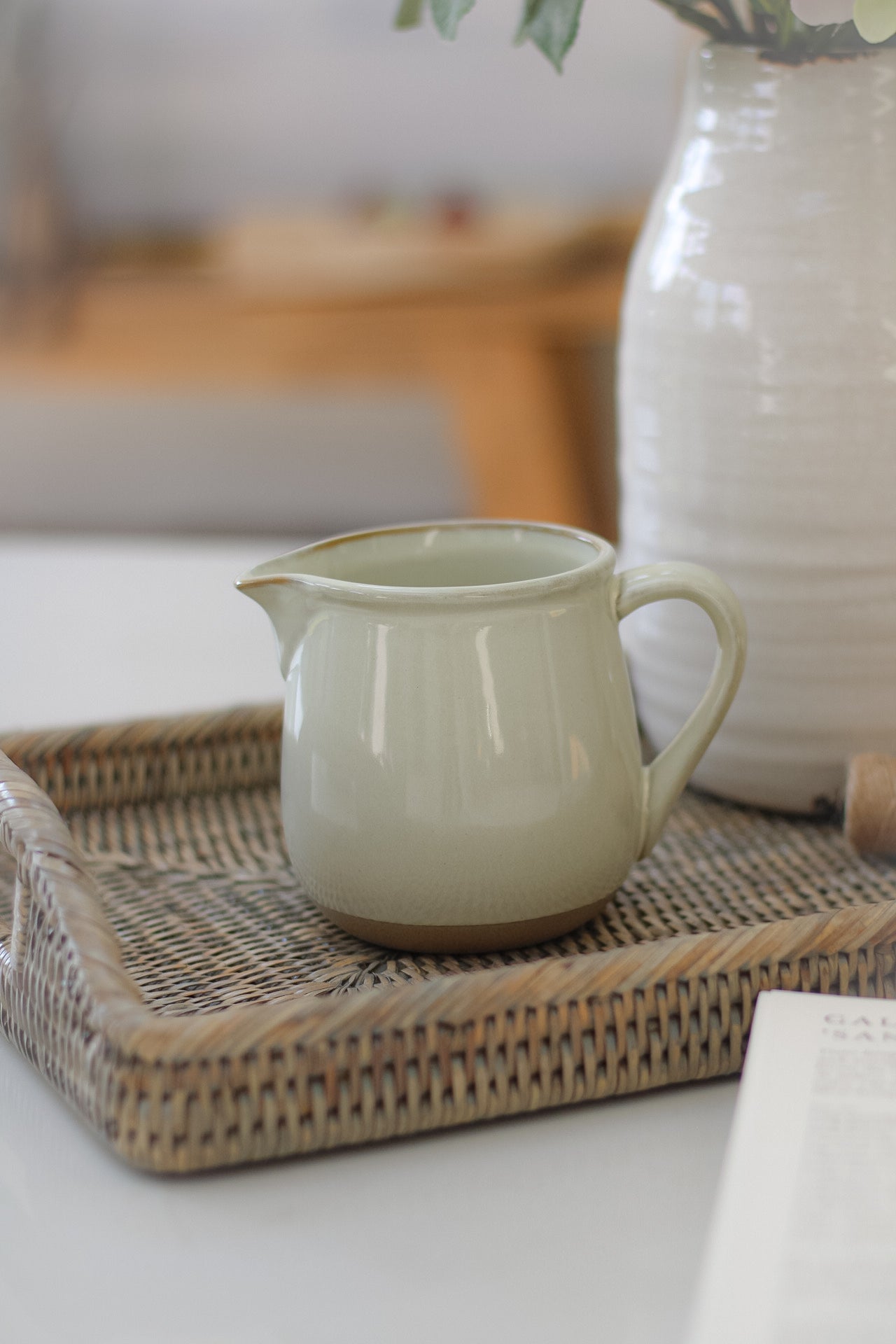 Cream Ceramic Milk Jug