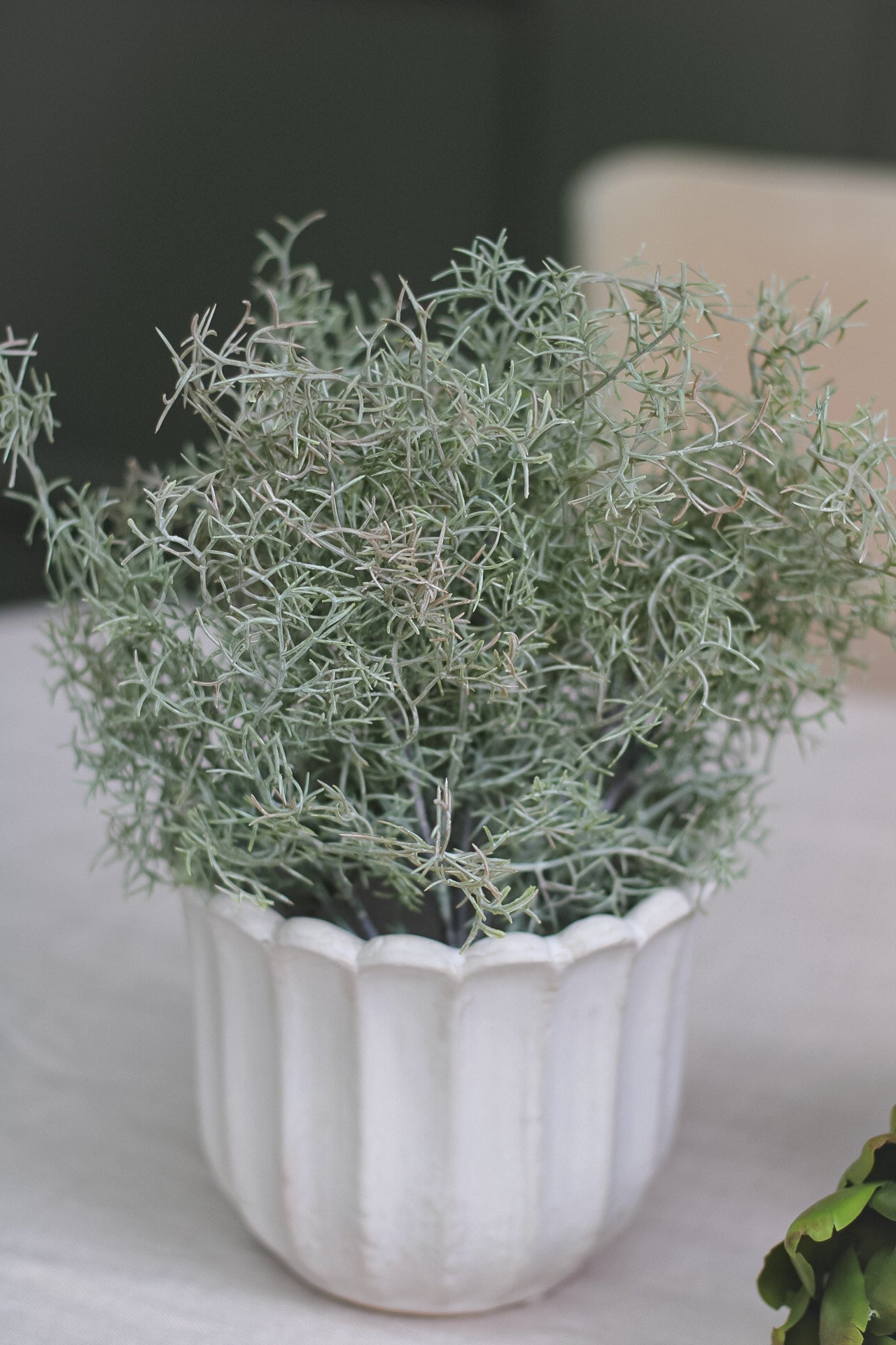 Faux Spanish Moss Bush