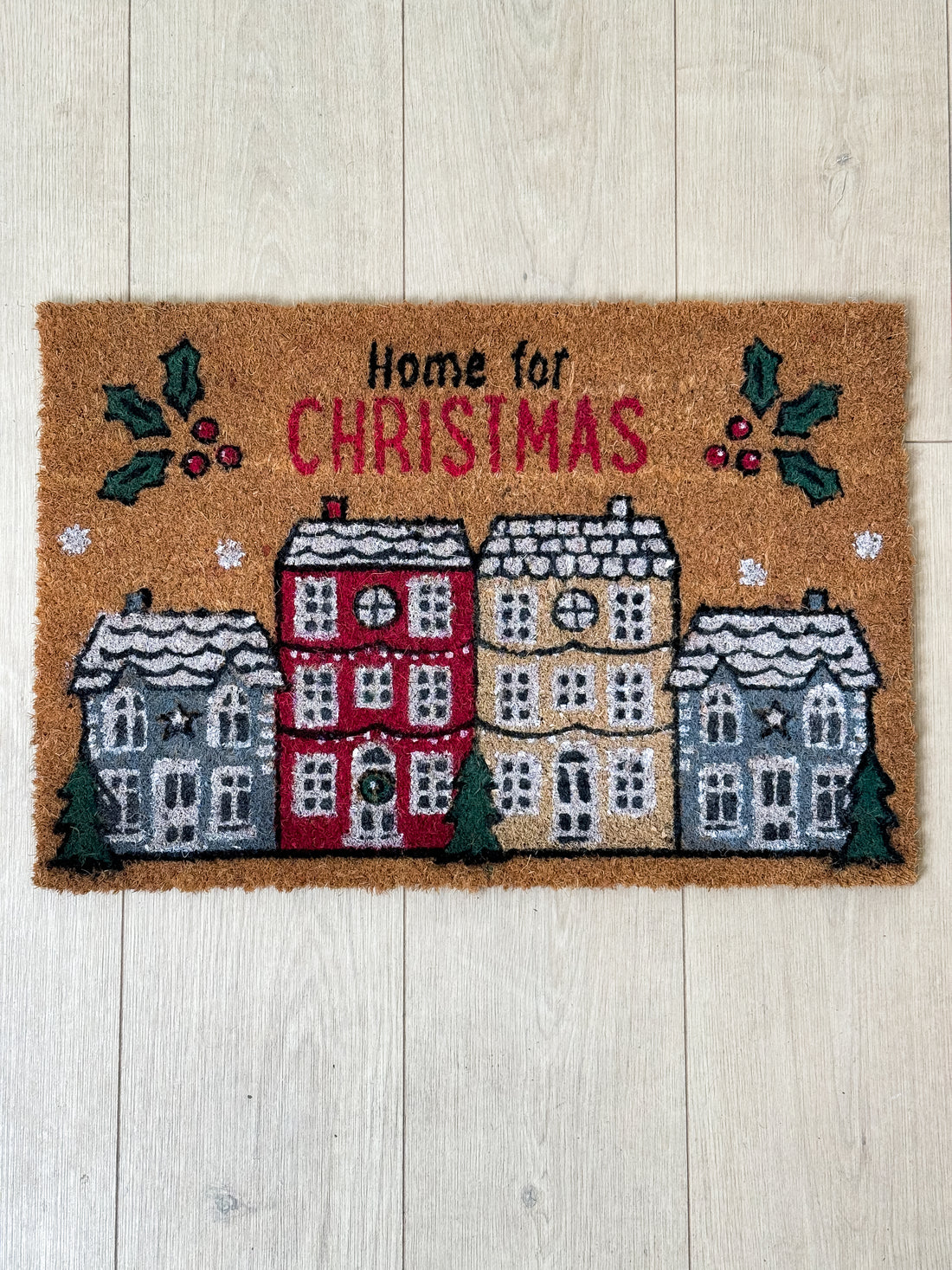 Home For Christmas Doormat