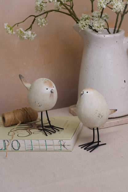 Plump Stone Birds | Set of 2