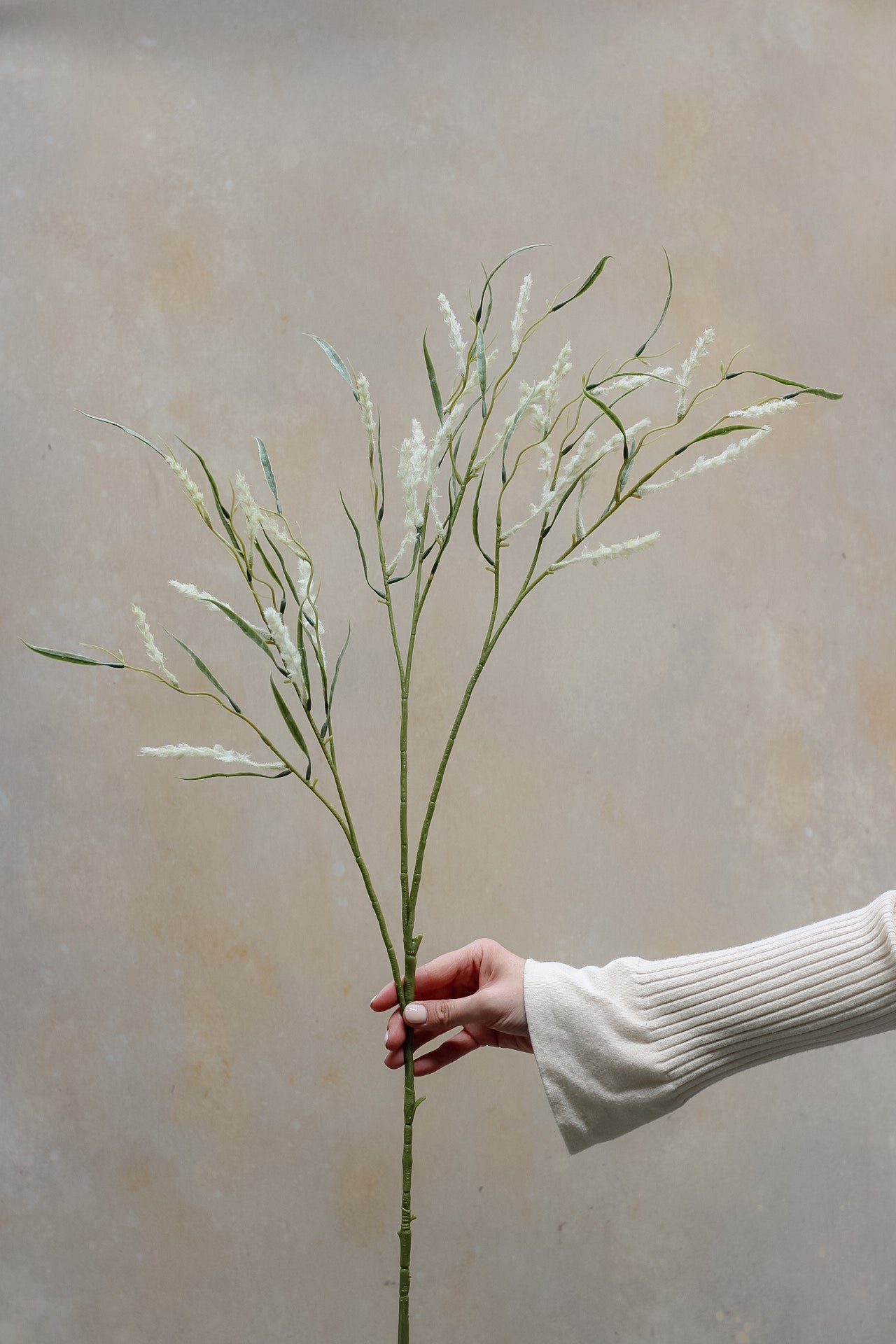 Faux Foxtail Grass Stem