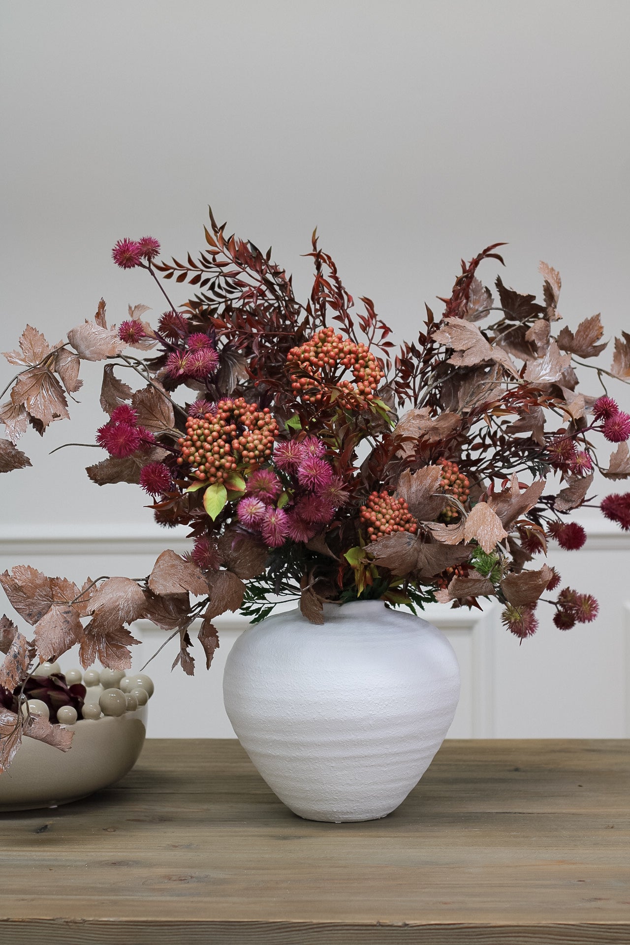 Luxury Faux Autumn Foliage Arrangement